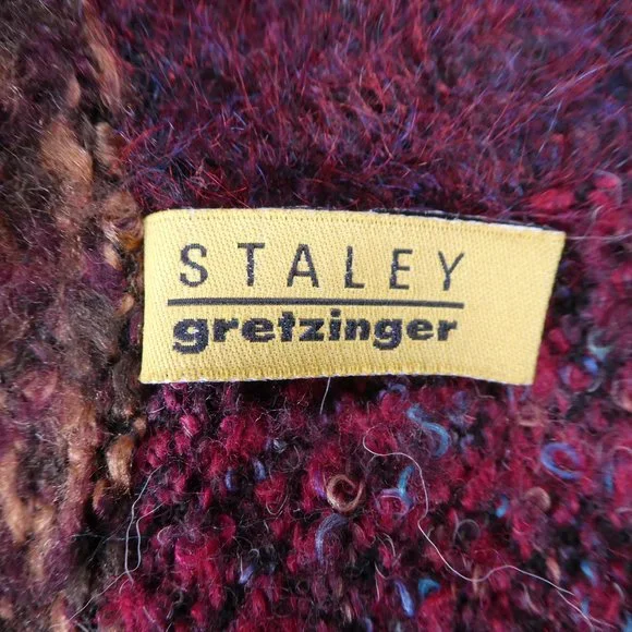 Staley Gretzinger 80s Oversized Jacket Boucle Art To Wear Lagenlook Patchwork